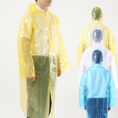 가성비 일회용 우의, 남자 여자 키즈 아동 성인 우의 #2