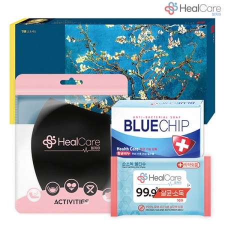헬케어 위생키트 10호, 패션 마스크 1p + 손소독 티슈 1p + 비누 1p #2
