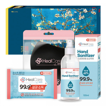 헬케어 위생키트 21호 패션쿨 마스크1p+손소독 티슈 1p+손소독 스프레이 1p #2