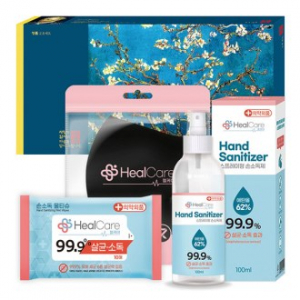 헬케어 위생키트 21호 패션쿨 마스크1p+손소독 티슈 1p+손소독 스프레이 1p
