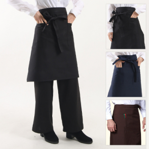 주방 허리 반 무릎 앞치마, 남자 여자 단체