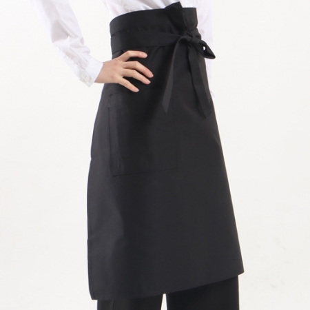 솔리드 주방 허리 앞치마, 남자 여자 면 혼방 #3