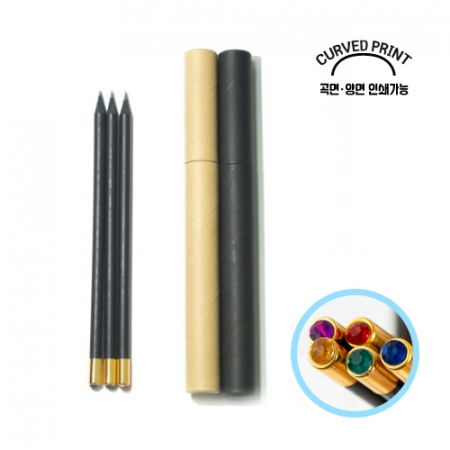 블랙뮤즈 연필 3본입 원통 세트 #3