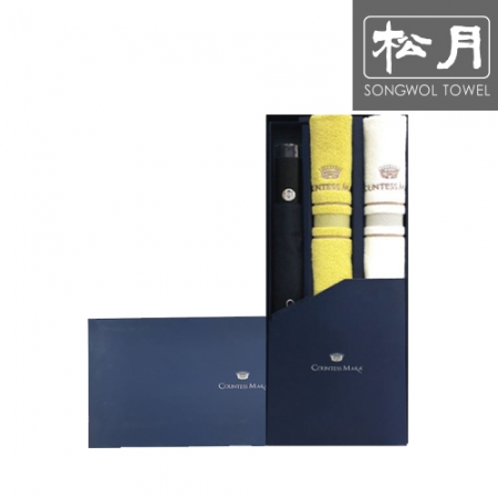 송월 카운테스마라 2단 도트보더 우산 1p + 센치 타올 2p #2