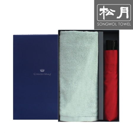 송월 SW 3단 컬러 무지 우산 1p + 라이트 무지 타올 1p #2