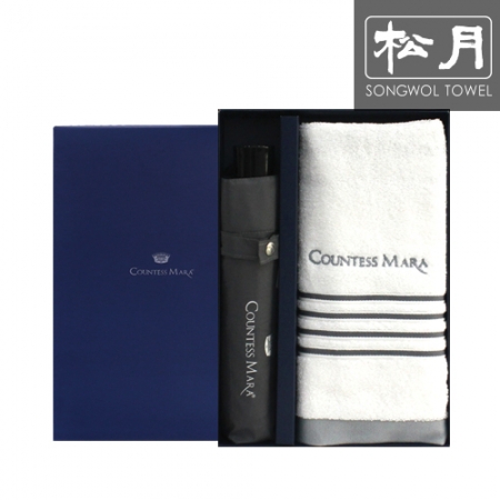 송월 CM 3단 폰지 우산 1p + 포라인 타올 1p #2