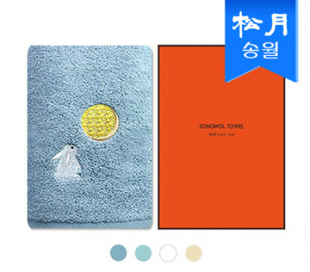 [송월타올] 달토끼 타올 1매 (케이스) s #2