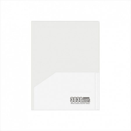 반투명 투포켓 백색 0.4t #2