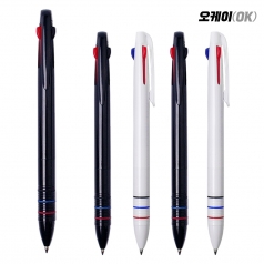 오케이 3색볼펜, 불투명 OK펜 // 잔고장없는 볼펜