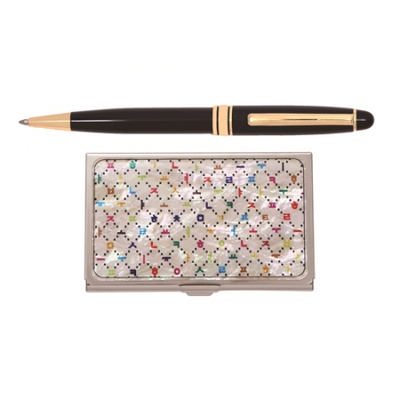 외국인선물  금장볼펜 글세상 자개 명함케이스 #2