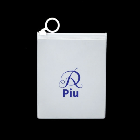 PVC 유백색 지퍼백 원형고리 120x150 #3