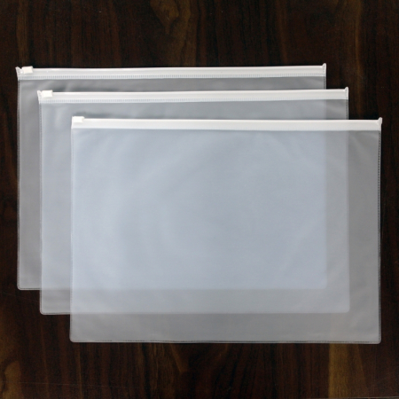반투명 PVC  슬라이드 지퍼백 340x245 #3