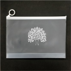 PVC 반투명지퍼백M 원형 250x170x20