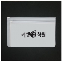 유백색 PVC  슬라이드 지퍼백 240x150