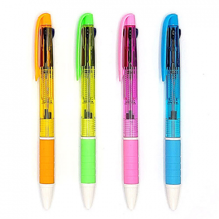 챠밍 3색 볼펜 1.0mm [4color] #2