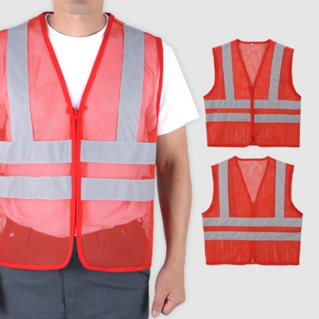 베이직 야간 망사 조끼 L-2XL, 남자 여자 조끼 #2