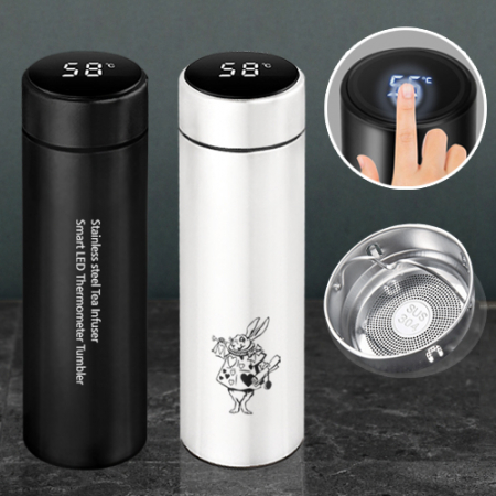 (H- 091) 스텐 녹차망 스마트 LED 온도 텀블러 #2