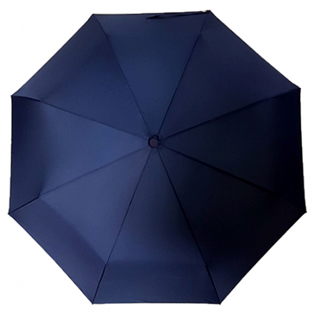 3단 55 x 8 완전 자동 동 폰지 무지 검정 우산 #4