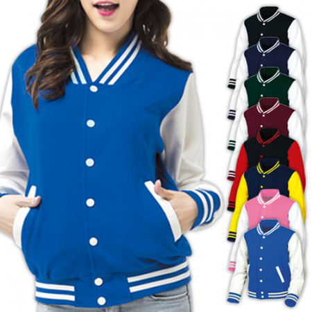 남자 여자 간절기 야구 점퍼 (S-3XL) #2