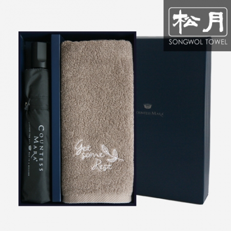 송월 CM 3단 폰지 우산 1p + 겟썸 레스트 타올 1p #2