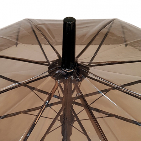 포에 6자동 FRP 투명 검정 비닐 장우산 #6