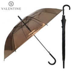 포에 6자동 FRP 투명 검정 비닐 장우산