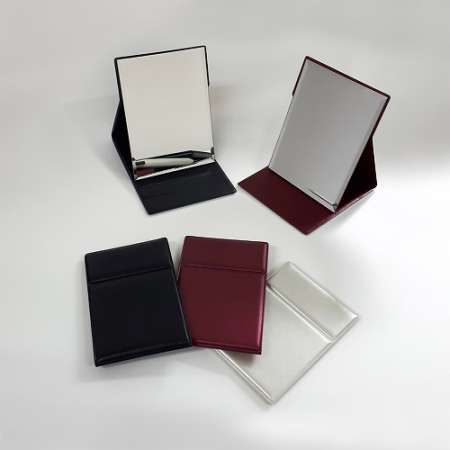 휴대용 사각 탁상 거울 (실버 / 와인 / 블랙) ST-453 #2