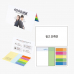 작은이미지: 형광 필름 수첩형 점착메모지 7p (130x80mm) #2