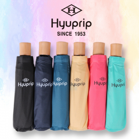 협립 3단 마시멜로 원목손 수동 우산 #2