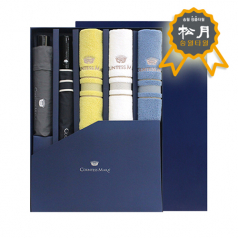 송월 5매 콤보세트 5 (CM 3단 폰지우산 1개+CM 2단 폰지우산 1개+ CM 센치 수건 3매)