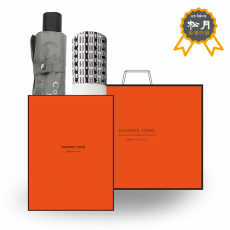 송월 C.M 3단 폰지 우산 + 송월 H.C 톤 타올 O.G 세트 2 #2