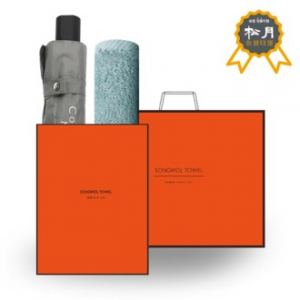 송월 C.M 3단 폰지 우산 + 송월 S.W 베베 타올 O.G 세트 8