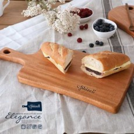 쉬젤 엘레강스 통원목 웨이브 핸들 도마 NEW #2