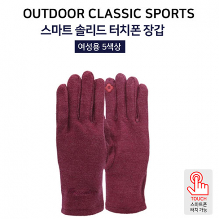 스마트 솔리드 터치폰 여성용 장갑 (5색상) #2