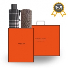 송월 S.W 모던 체크 우산 + 송월 S.W 뉴 명품 타올 O.G세트 87