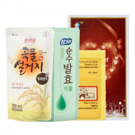 인센스 (2- 32호) 트 빨래세제리오 곡물 설거지 주방세제 (리필) 300ml, 순수 발효 식물 (리필) 300ml, 독일 행주 #2