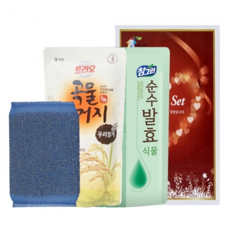 인센스 (2- 35호) 트 빨래세제리오 곡물 설거지 주방세제 (리필) 300ml, 순수 발효 식물 (리필) 300ml, 울스텐 수세미 #2