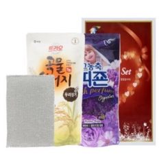 인센스 (2- 49호) 트 빨래세제리오 곡물 설거지 주방세제 (리필) 300ml, 피죤 섬유유연제 (리필) 300ml, 은사 수세미