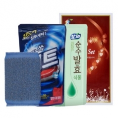 인센스 (2- 55호) 비트 빨래세제 (리필) 300ml, 순수 발효 식물 주방세제 (리필) 300ml, 울스텐 수세미