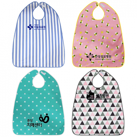 요양원 위생 성인 방수 턱받이 (벨크로형) [국내 제작] #3