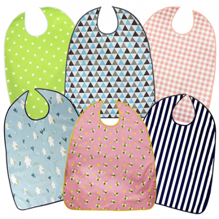 요양원 위생 성인 방수 턱받이 (리본형) [국내 제작] #3