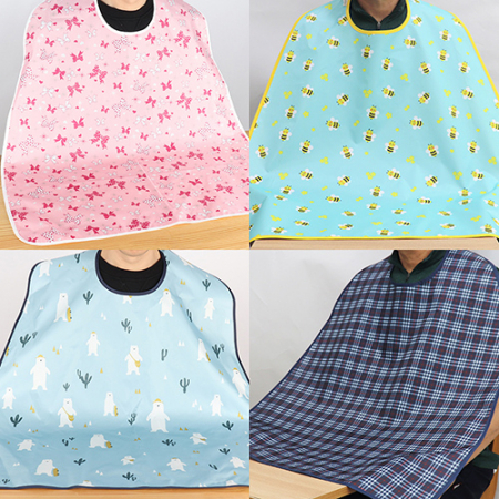 요양원 위생 성인 방수 턱받이 (리본형) [국내 제작] #2