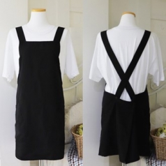 카페 미용실 포그니 원피스 앞치마 (특대) [국내 제작]