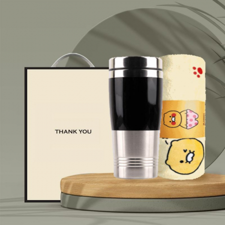 시즈넬 선물세트 럭셔리 텀블러+카카오 무릎담요 #2