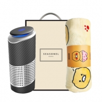시즈넬 선물 세트 공기 청정기 + 카카오 프렌즈 무릎 담요