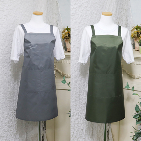 카페 바리스타 업소용 서빙 X자형 방수 앞치마 (대) [국내 제작] #3