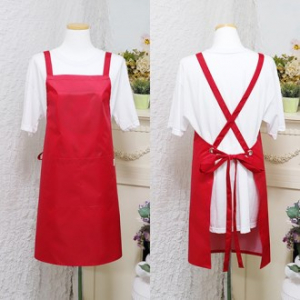 카페 바리스타 업소용 서빙 X자형 방수 앞치마 (소) [국내 제작]
