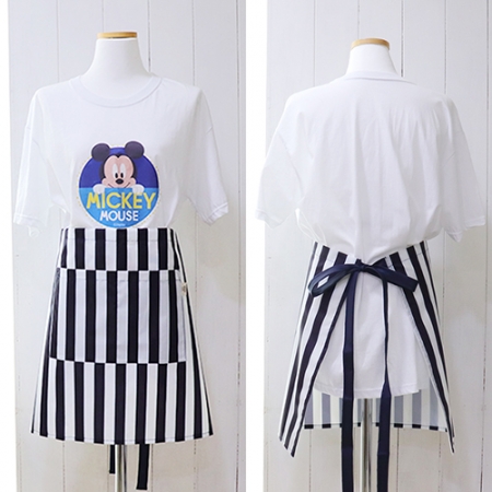 카페 바리스타 업소용 서빙 스트라이프 방수 허리 앞치마 (대) [국내 제작] #2