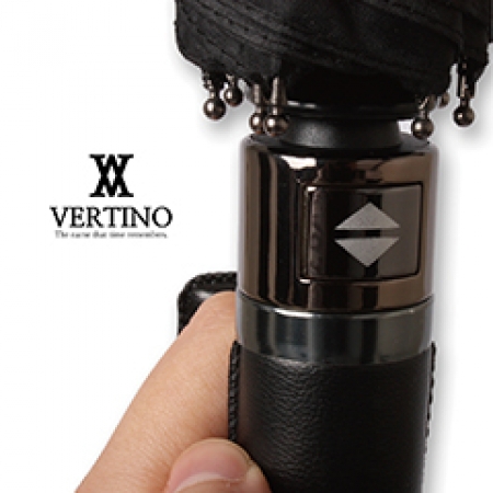 베르티노 완전자동 방풍 가죽 곡자 3단우산 #2