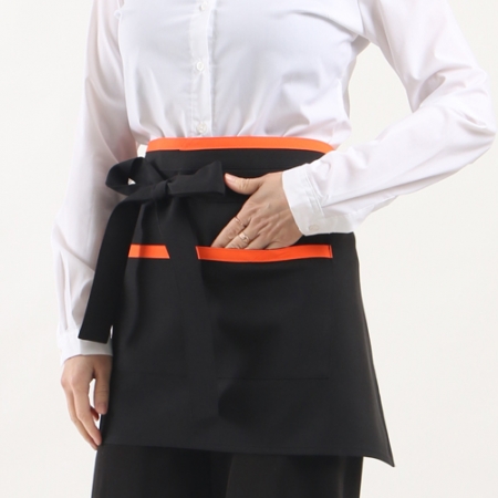 라인 미니 허리 앞치마, 남자 여자 단체 식당 #4